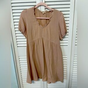 Copper key lightweight dress. Very flattering and comfortable.